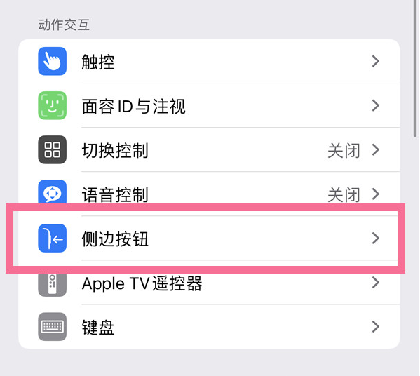 济水街道苹果14维修店分享iPhone14 Plus侧键双击下载功能关闭方法 