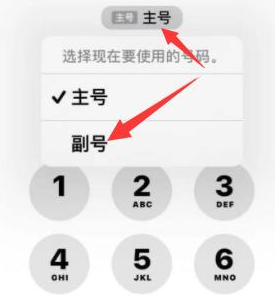 济水街道苹果14维修店分享iPhone 14 Pro Max使用副卡打电话的方法 