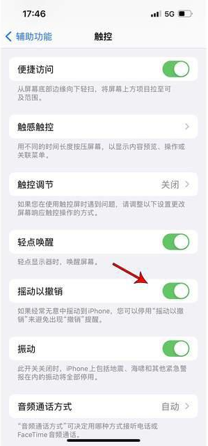 济水街道苹果手机维修分享iPhone手机如何设置摇一摇删除文字 